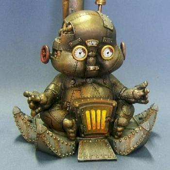 Armorcast steam Buddha by Mousemuffins