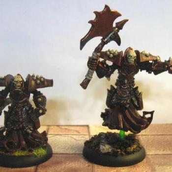 Cryx Bane Thrall Leader & Trooper by Blackstar