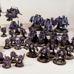 2500 Point Space Marine Army GT READY !!!!!!!!!! by Stiff Neck Studio