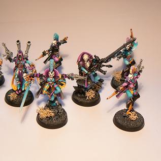 Eldar Harlequin Squad by FallOutBoy