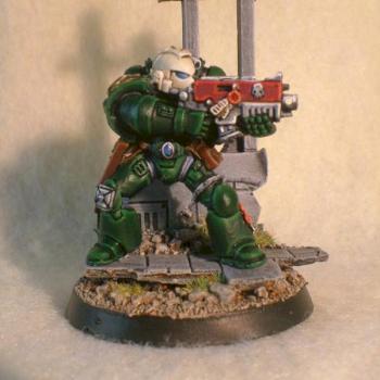 Dark Angel Mk ll Veteran Space Marine by Claws of Imjin