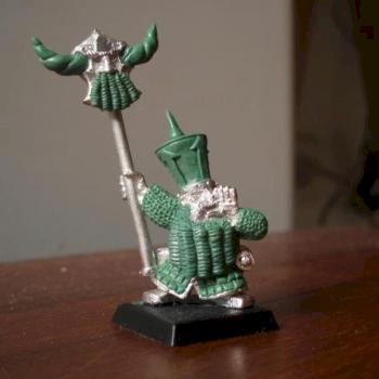 Chaos Dwarf - standard bearer by Treevill