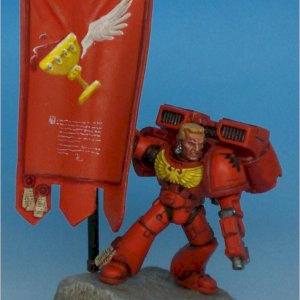 Blood Angels Honor Guard Standard Bearer by hakoMike