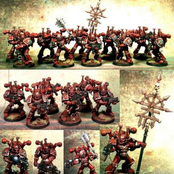 Khorne Berzerkers World Eaters Squad by Vidpui