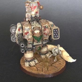 Dark Angels Venerable Dreadnought. by WatrobaR