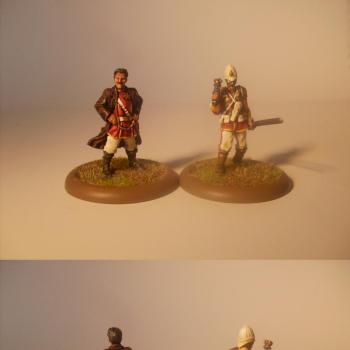 Dystopian Legions Kingdom of Britannia Captain Smethington and Officer by TheThousandthSon