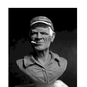 Old Worker Dude bust by Savagemind666