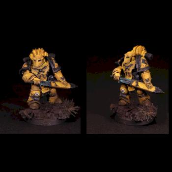 imperial fists captain (horus heresy) by spex