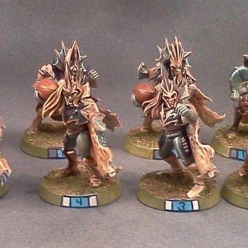 High Elf Blood Bowl Team by Lou Rollins