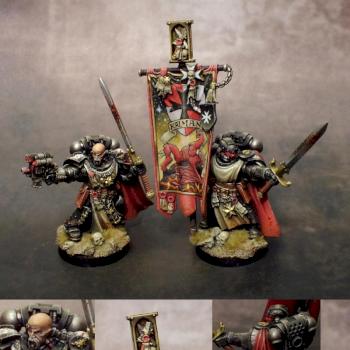 Space Marine Black Templars Honor Guard by Dante77