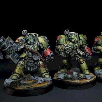 Deathwing Terminators, 3 of 5 by We7