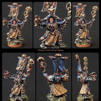 Ultramarine Chief Librarian Tigurius by Dead Marsh Spectre