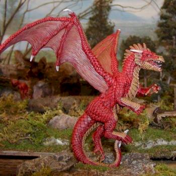 Amber Dragon painted as a Red by jahecker