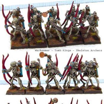 Warahammer - Tomb Kings - Skeleton Bowmen by uzmnetosere