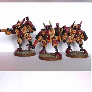 Tau Crisis Battlesuits by phoenixlord it83