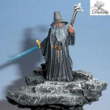 Gandalf the Grey - small light at the darkness of Moria by Dakan