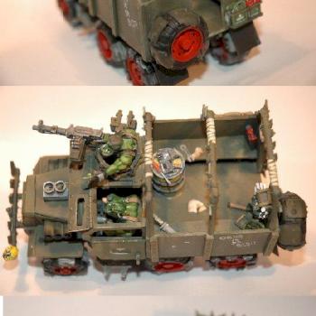 Ork trukk by Sirraman