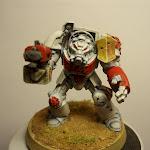 Black Rock Terminator painted as White Scar by Sarge 100% Algodon