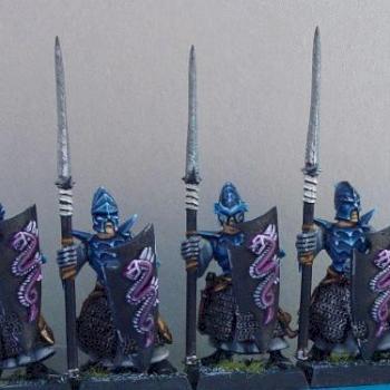 My Dark elf spearmen (part two) by ravenwing