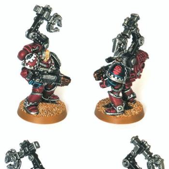 Crimson Fists Tactical Techmarine Plasma by Mooz from FeuWeu