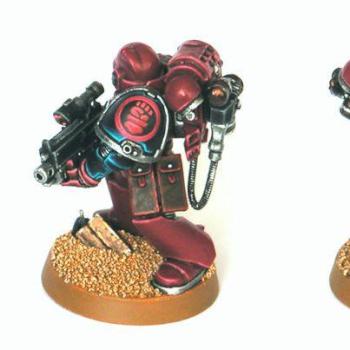 Crimson Fists Tactical Beakie Techmarine by Mooz from FeuWeu