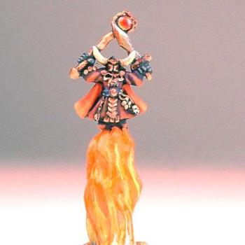 10mm Warmaster Chaos Sorceror by Dr.Morbius