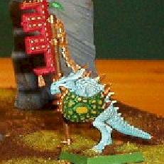 Saurus Standard Bearer by Xinithorp