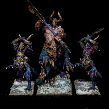 Mix Mierce Miniatures/Creature Caster Dragon Ogres Drakon by warhamsterpainting