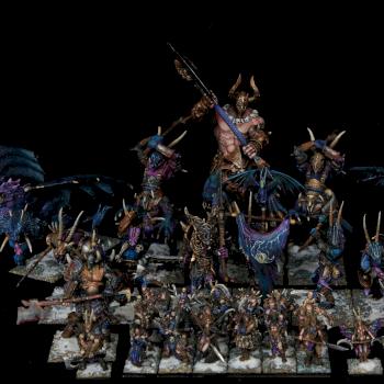 Warriors of the Dark Gods Dragon Ogre Army by warhamsterpainting