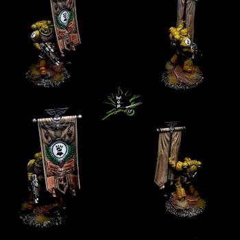 primaris ancient imperial fists warhammer 40K by CroWarGamePainting