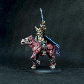 Undead Lord Kaladon riding skinned horse by DarkArt