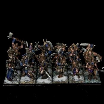 Hate Brabarians Warriors of Chaos, Marauders by warhamsterpainting