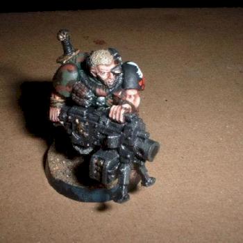 wolf scout with heavy bolter by hawkwood