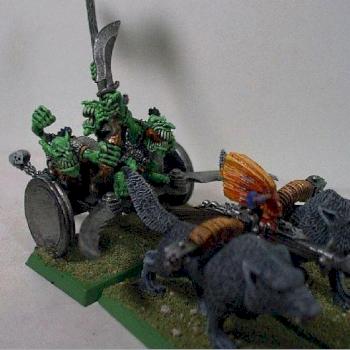 Goblin Wolf Chariot by fastball24