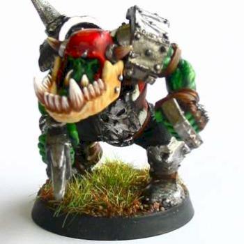 Blood Bowl Orc Blitzer by Squiggoth