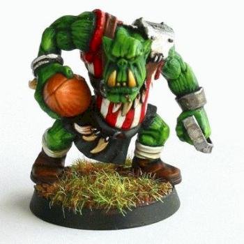 Shagrot, Blood Bowl Orc Thrower by Squiggoth