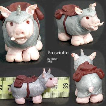 Prosciutto the Giant Pig by shris