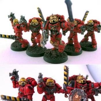 Blood angels Assault squad by Lightdrow