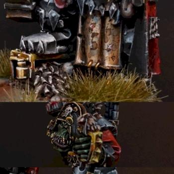 Ork Kaptin Badrukk by Nordgrot