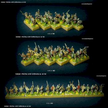 5x4Bd for viking DBA army III/40bc (15mm) by Maciejus_exe