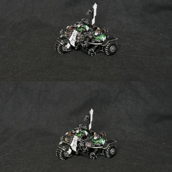 Dark Angels Ravenwing Attack Bike by Lemartes