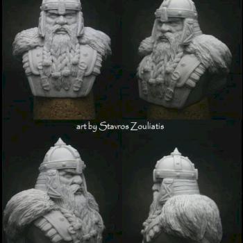 Dwarf bust by Stavros Zouliatis