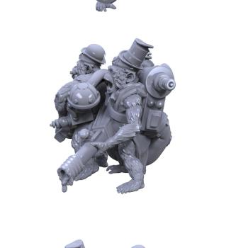 The Brown Note Gun by Adrien Debos for Infamy Miniatures by Infamy Miniatures