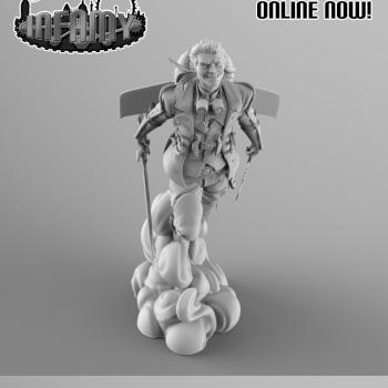 Mad Pete by Khurram Alavi for Infamy Miniatures by Infamy Miniatures