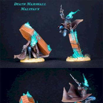 Malifaux Death MArschall - Dead Marshall for Tara gang by Moorhed