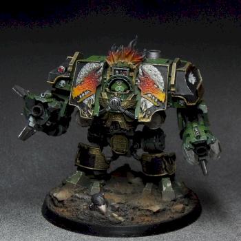 Salamanders Dreadnought by WarmasterPainting