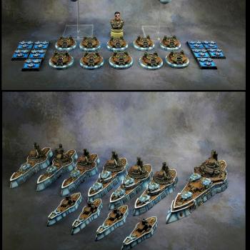 Dystopian Wars Russian Coalition Complete Army by TheIronPainter