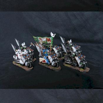 Dark Angels Ravenwing Command Squad by Lemartes