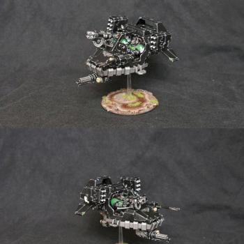 Dark Angels Ravenwing Land Speeder by Lemartes