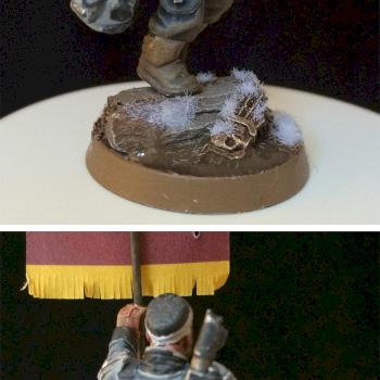 Cadian Flag Bearer (Imperial Guard) by sillyface